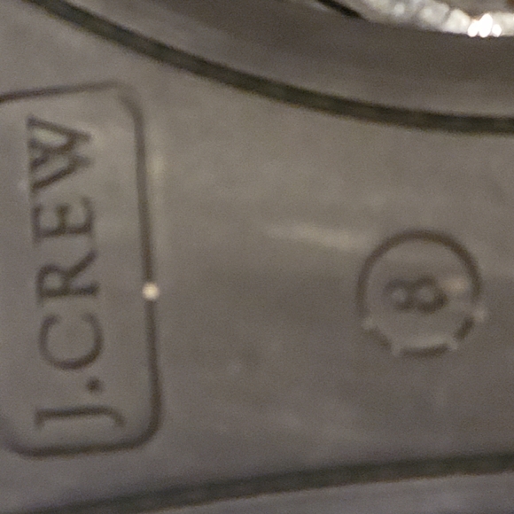 J.Crew black patent leather flats with bow - Picture 6 of 8